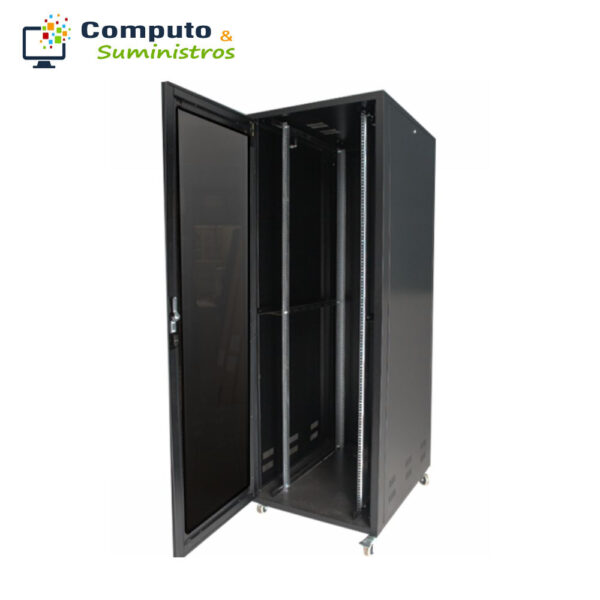 Gabinete de 42RU 210x60x100 cm Puerta Vidrio