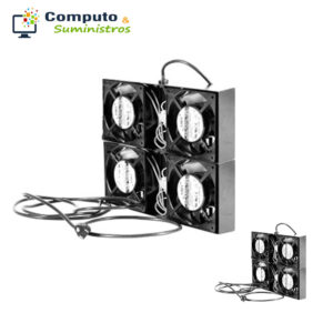 Kit de 4 Ventiladores para Gabinete de Piso