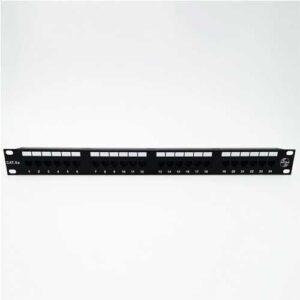 Patch Panel Cat  5e SATRA 24 PUERTOS CON 24 JACKS INCLUIDOS ETL
