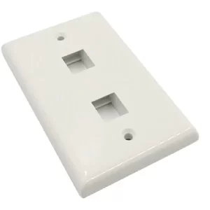 PLACA PARED EJECUTIVA SIMPLE 2 PTO BLANCO SATRA UL