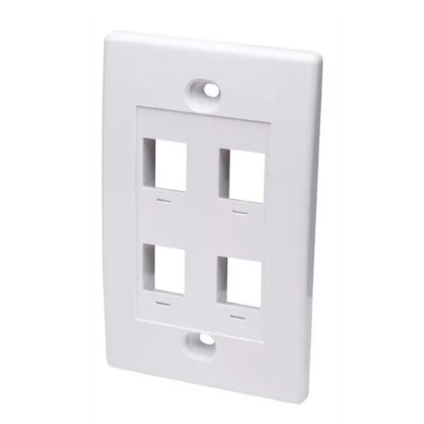PLACA PARED EJECUTIVA SIMPLE 4 PTO Marfil SATRA UL