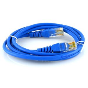 Patch cord UTP Cat. 6A de 2 Metros Cero Halogeno LSZH, disponible en color Azul y Gris - DIXON