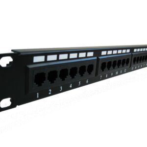 Patch panel de 24  puertos cat. 6A DIXON