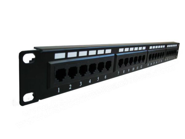 Patch panel de 24  puertos cat. 6A DIXON