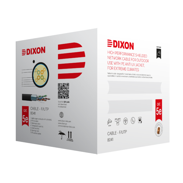 DIXON 8041 CABLE STP CAT 5E 4 Pares x 24 AWG 100
