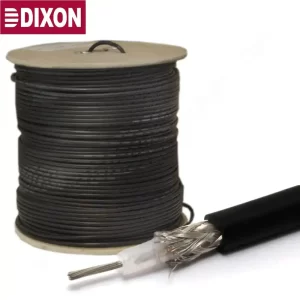 ROLLO DE  305 metros CABLE LMR 200 (RG-58) , conductor central solido marca DIXON