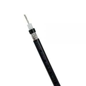 Rollo de 305 metros cable  coaxial RG-8 PMR400 (LMR400) conductor central sólido marca DIXON